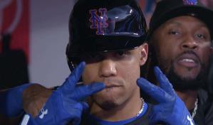 Juan Soto castiga a su compatriota Eury Pérez con su jonrón 33 en paliza de los Mets ante Marlins