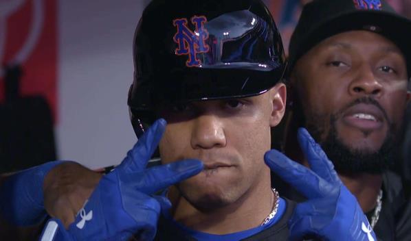 Juan Soto castiga a su compatriota Eury Pérez con su jonrón 33 en paliza de los Mets ante Marlins