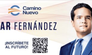 El Partido Camino Nuevo tenía 100 vallas de Omar Fernández colocadas a nivel nacional