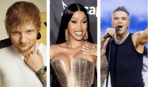 Regresan Robbie Williams, Ed Sheeran y Cardi B, con permiso de la reina Taylor Swift