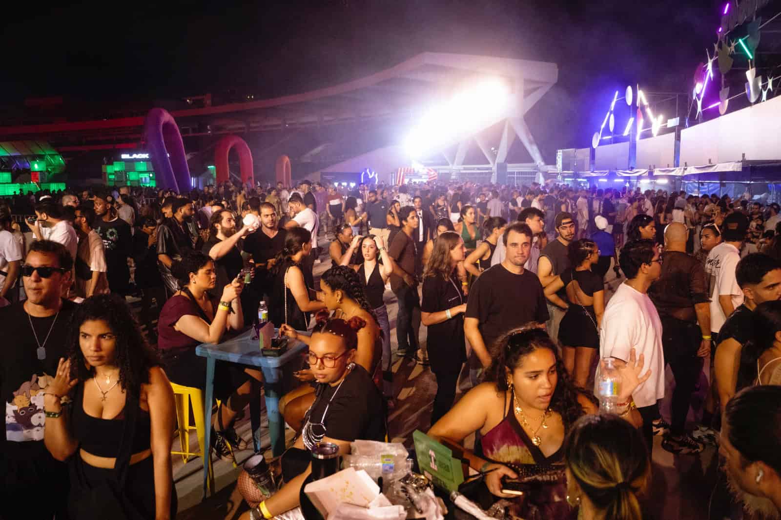 Así lució el Food Hub en Barbarella 2025.