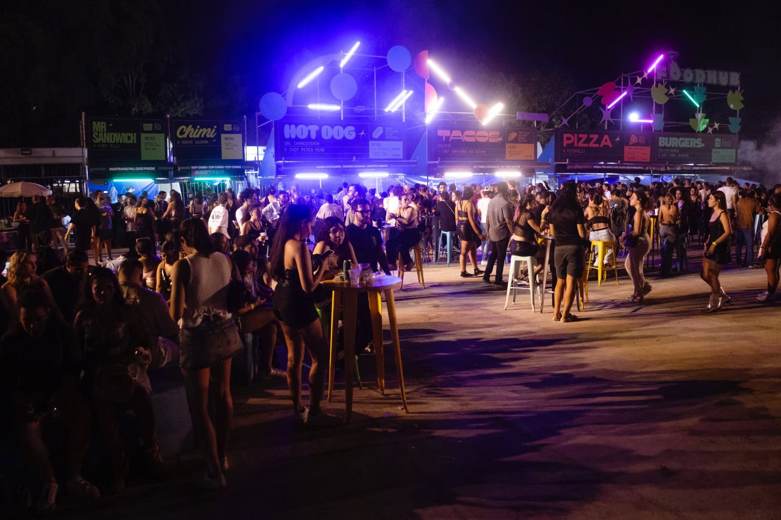 Así lució el Food Hub de Barbarella 2025.