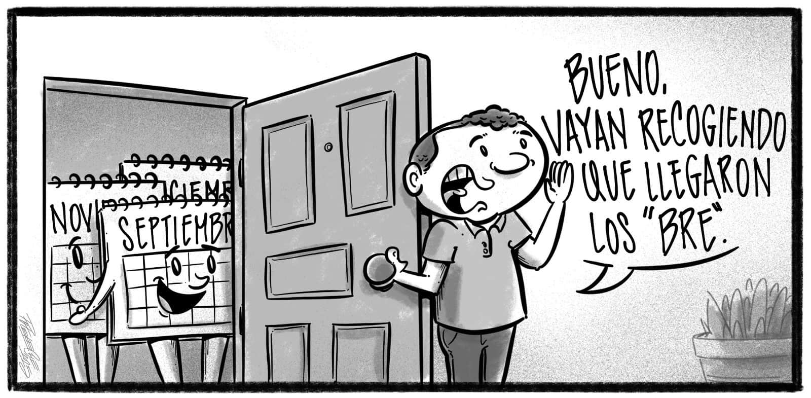 Caricatura de Noticiero Poteleche 2 septiembre 2025