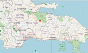 Sismo de 4.6 se registra al norte de Bayaguana la madrugada de este lunes