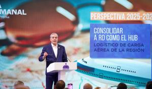 Abinader presenta logros que consolidan RD como hub aéreo y logístico a nivel regional