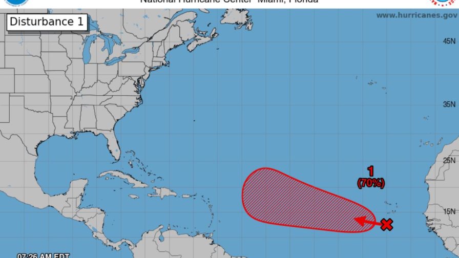 Aumenta a un 70 % la probabilidad de que onda tropical se convierta en ciclón tropical