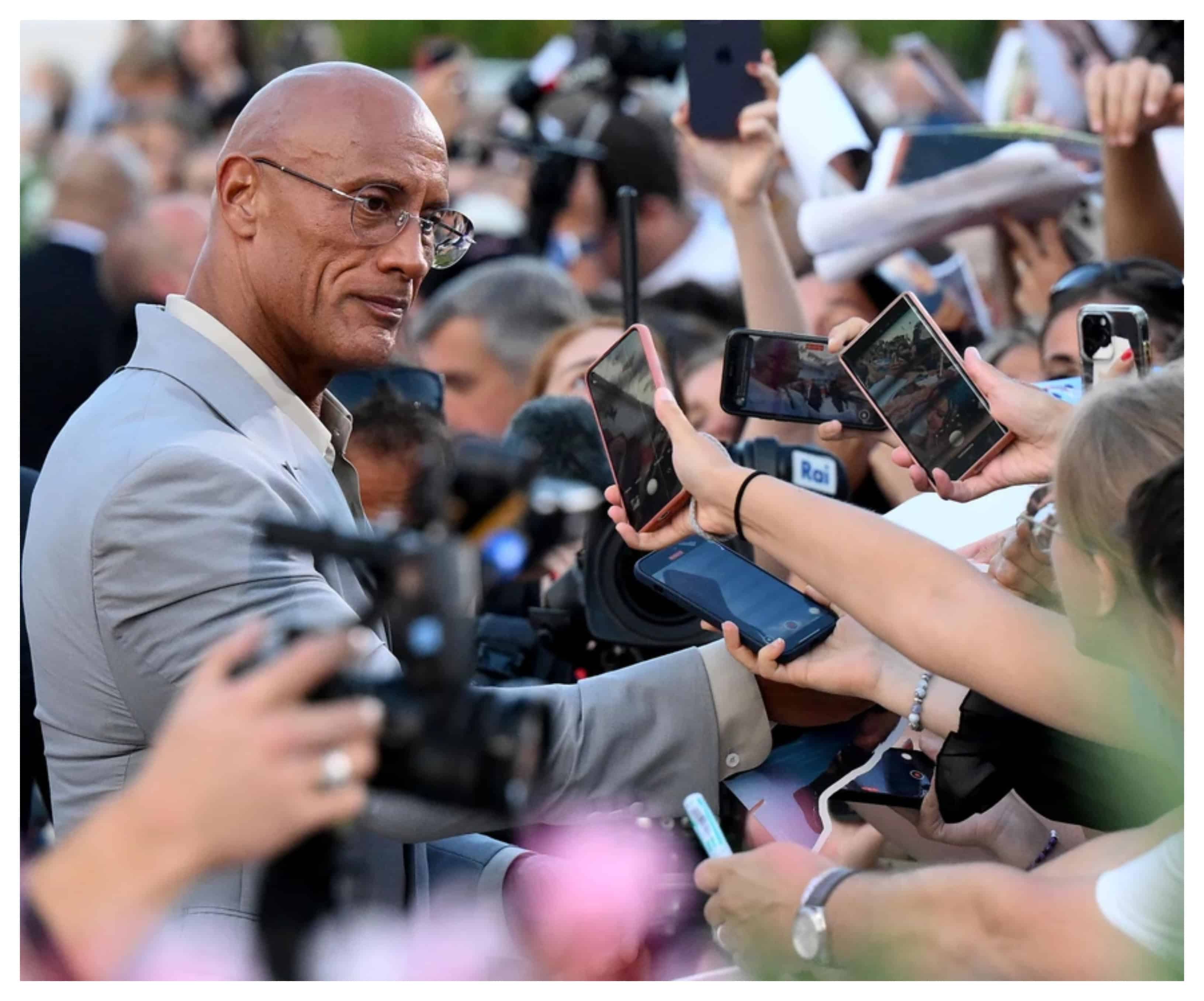Dwayne Johnson, La Roca, rompe en llanto tras ovación de 15 minutos por The Smashing Machine