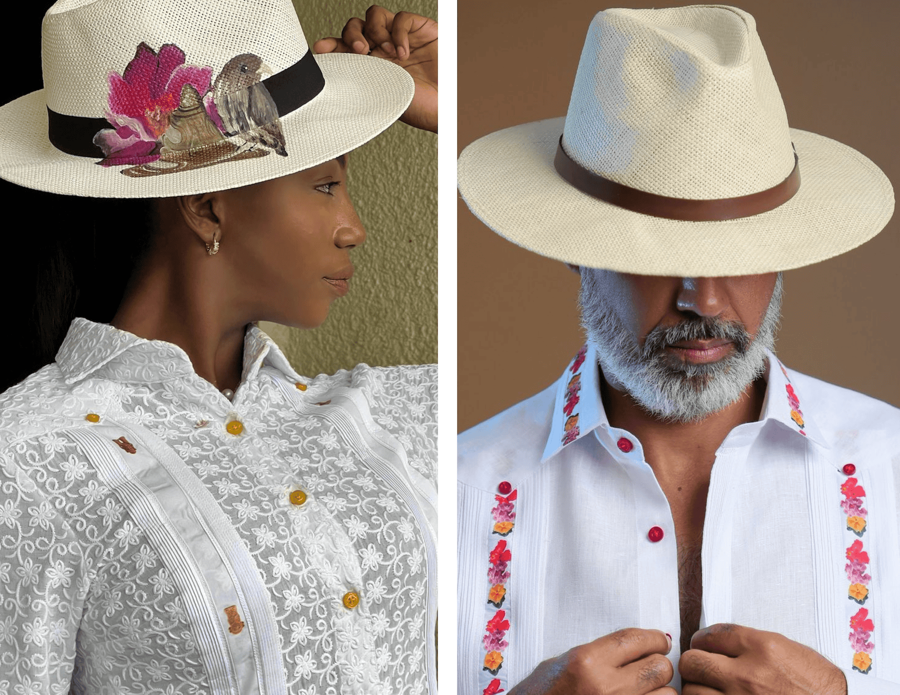 El diseñador dominicano Faraón viste la chacabana de accesorios