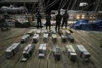 Decomisan en Baní 448 paquetes de cocaína procedentes de Colombia y apresan a dos dominicanos