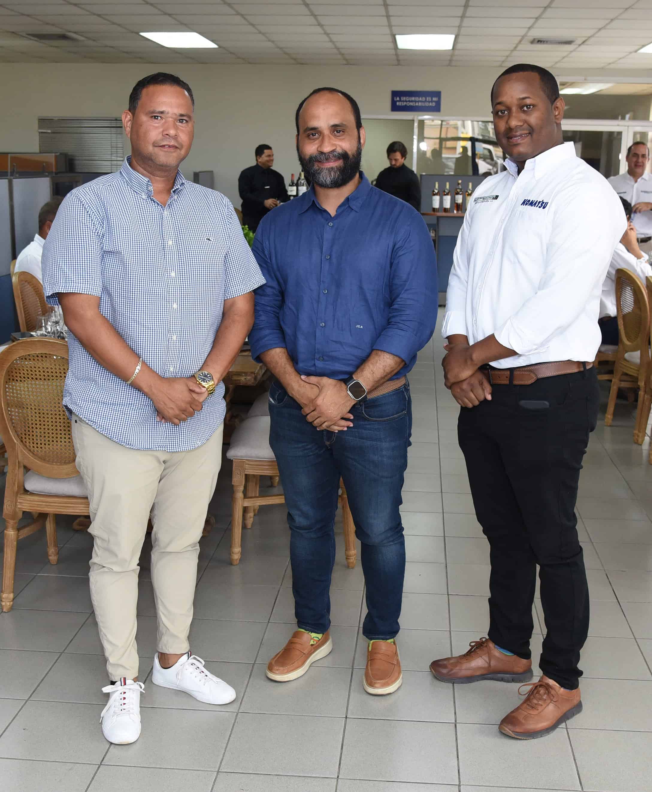 Francisco Valenzuela, Joel Espinal y Danilo Linares.