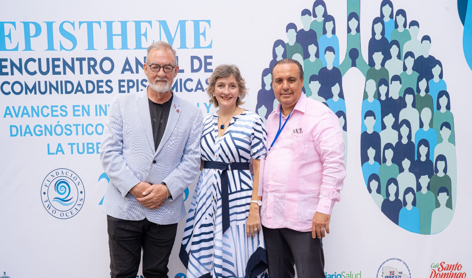 Dr. Ronad Skewes, Dra. Marija Miric y Dr. Eddy Pérez-Then.