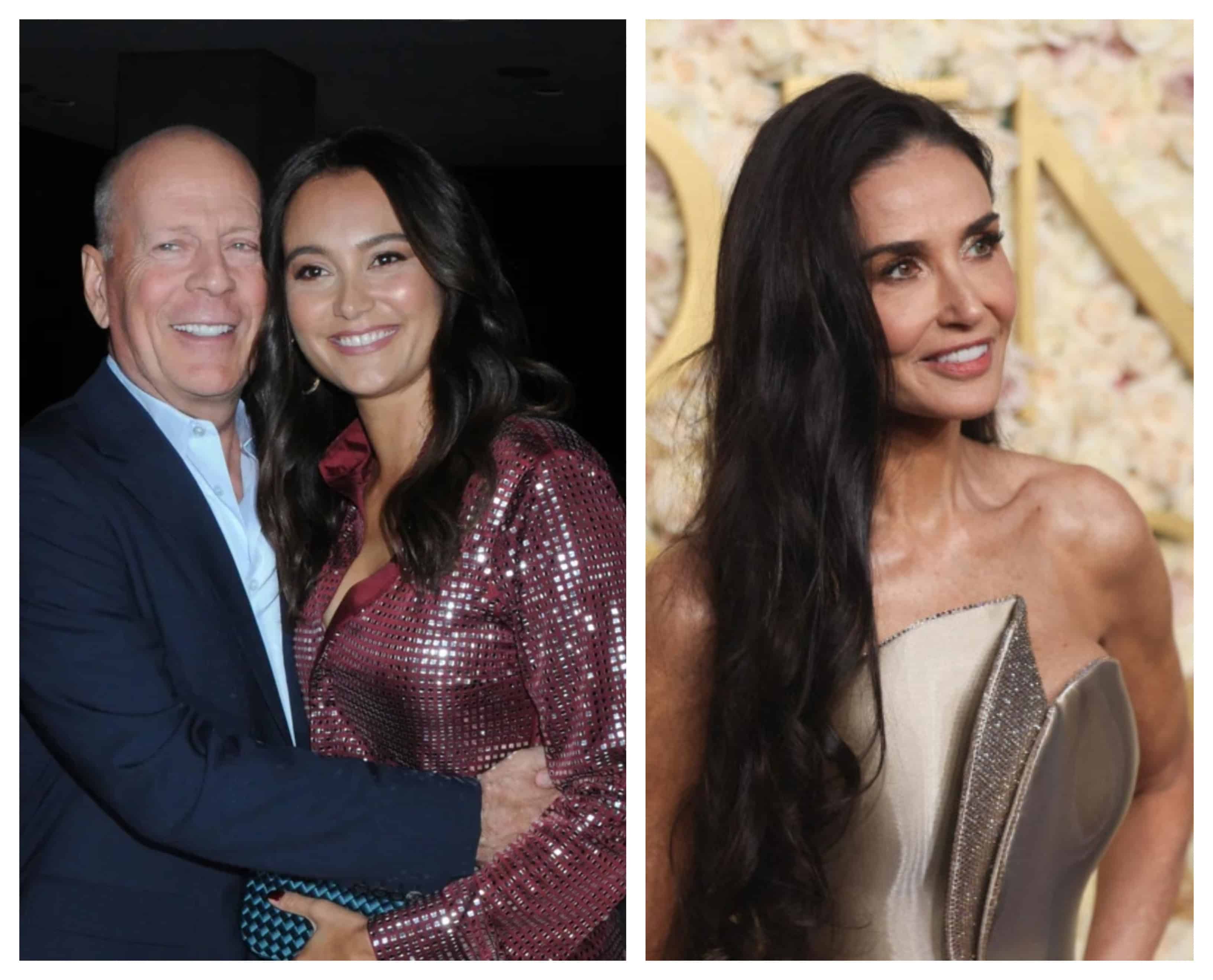 Demi Moore defiende a la esposa de Bruce Willis: "Siento muchísima compasión por Emma"