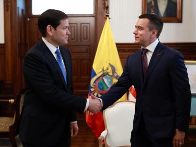 Rubio dará ayuda financiera Ecuador para enfrentar al narco