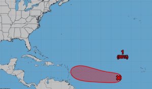 Disturbio tropical podría acercarse a las Antillas Menores la próxima semana, según el CNH