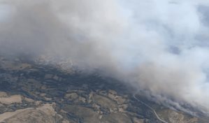 Nuevo fuego en la zona afectada por la pasada ola de incendios en España