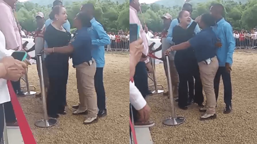 El presidente Abinader califica como "de mal gusto" incidente entre diputada y su seguridad