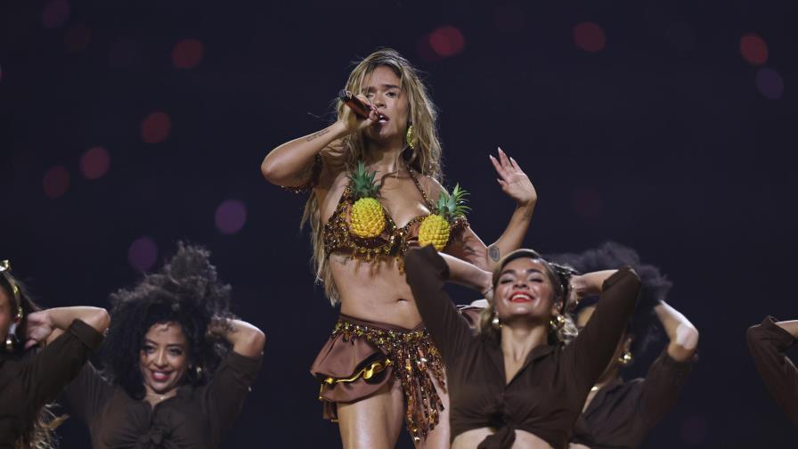 La colombiana Karol G llena de ritmo latino el descanso de la NFL en São Paulo La colombiana Karol G llena de ritmo latino el descanso de la NFL en São Paulo
