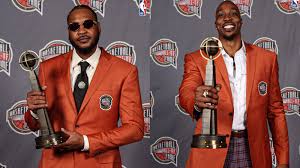 Carmelo Anthony y Dwight Howard ingresan al Salón de la Fama del básquet