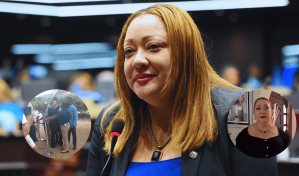 La diputada Fiordaliza Estévez asegura que agente del Cusep le "brincó encima" y la agredió primero