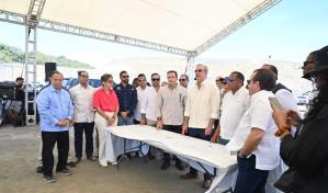 Abinader supervisa trabajos de saneamiento de vertedero en Puerto Plata