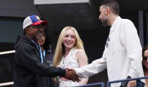 Bruce Springsteen, Lindsay Lohan y Stephen Curry en la final del Abierto de tenis de EE. UU.