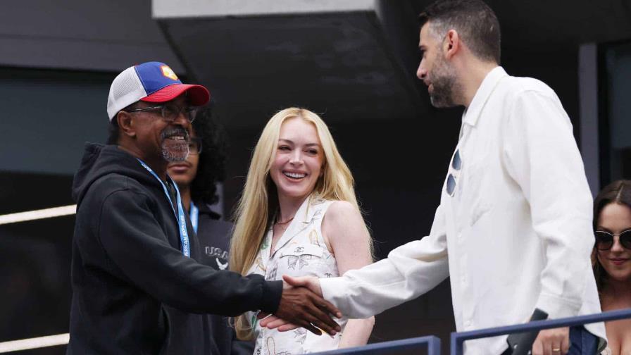 Bruce Springsteen, Lindsay Lohan y Stephen Curry en la final del Abierto de tenis de EE. UU. Bruce Springsteen, Lindsay Lohan y Stephen Curry en la final del Abierto de tenis de EE. UU.