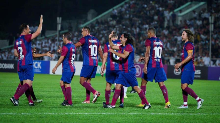 Barça Legends enfrentará a las Leyendas del Real Madrid en RD Barça Legends enfrentará a las Leyendas del Real Madrid en RD