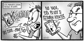 Caricatura de Noticiero Poteleche 10 septiembre 2025