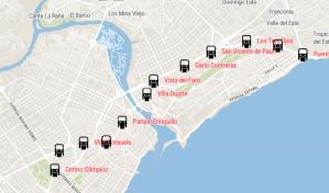 Este es el trazado del monorriel de SD: 10.5 kilómetros y 12 estaciones en su primera etapa