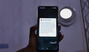 Mensaje de prueba del sistema de alerta sin tildes y usuarios lo advierten