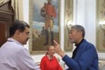 Nicolás Maduro recibe a Miguel Mejía en el Palacio de Miraflores