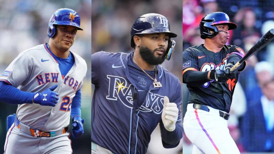 Caminero, Soto, y Devers, los peloteros dominicanos que superan los 30 jonrones