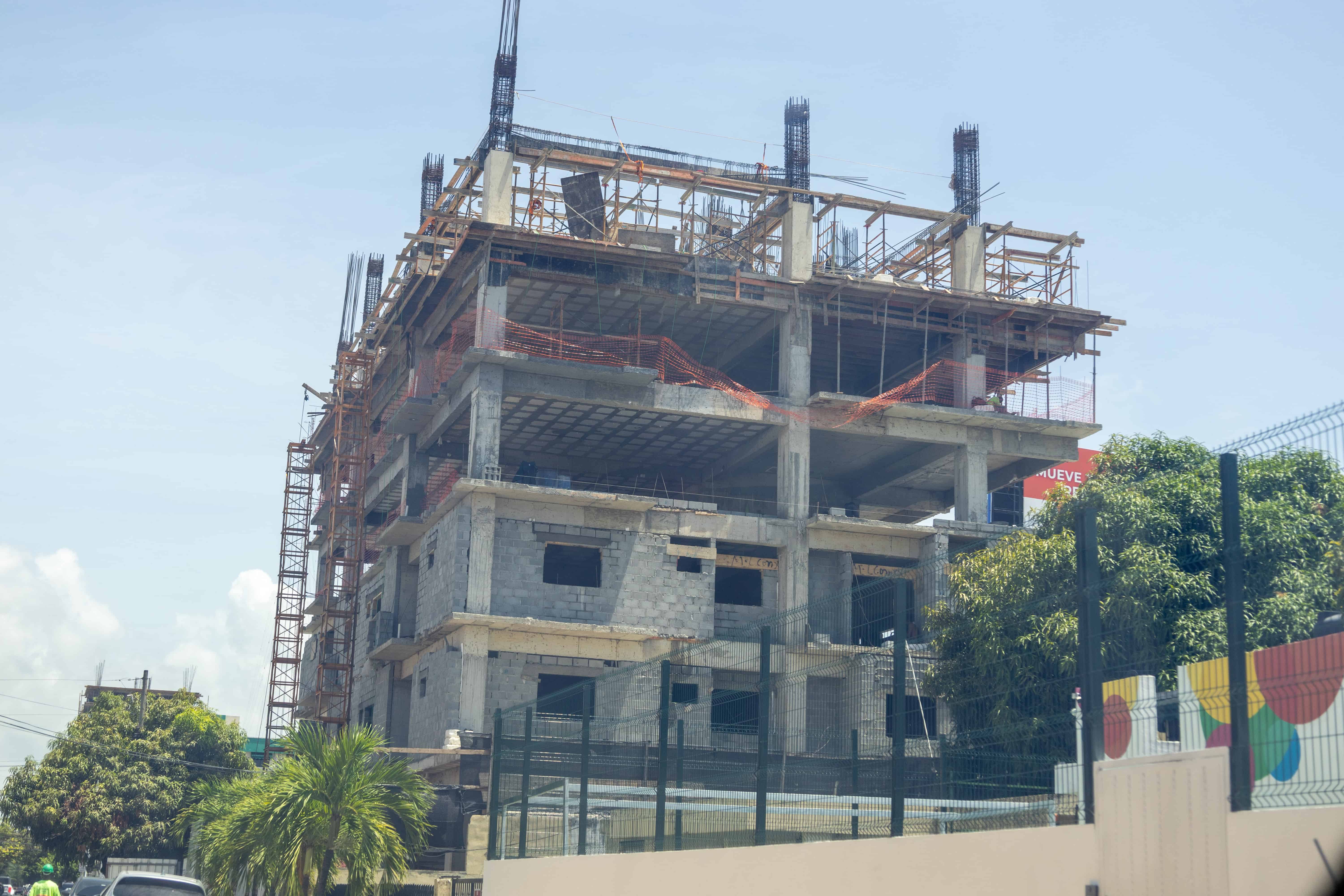 Obra sin protección.