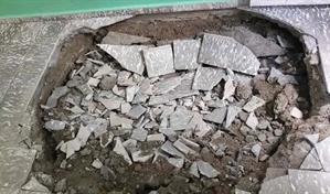 La ADP denuncia que se hundió el piso de varias aulas de una escuela en Barahona