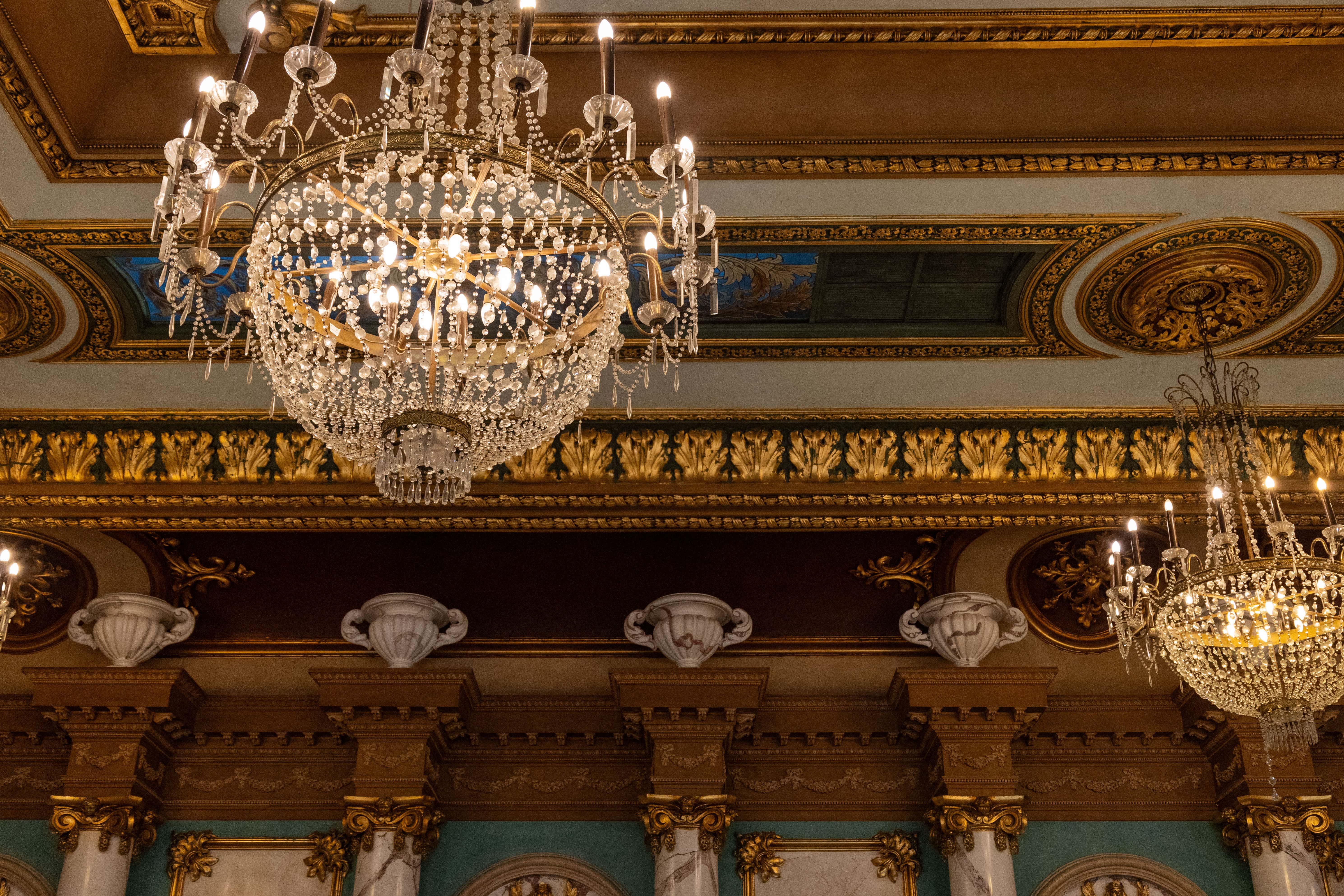 Salón de Embajadores del Palacio Nacional.<br>