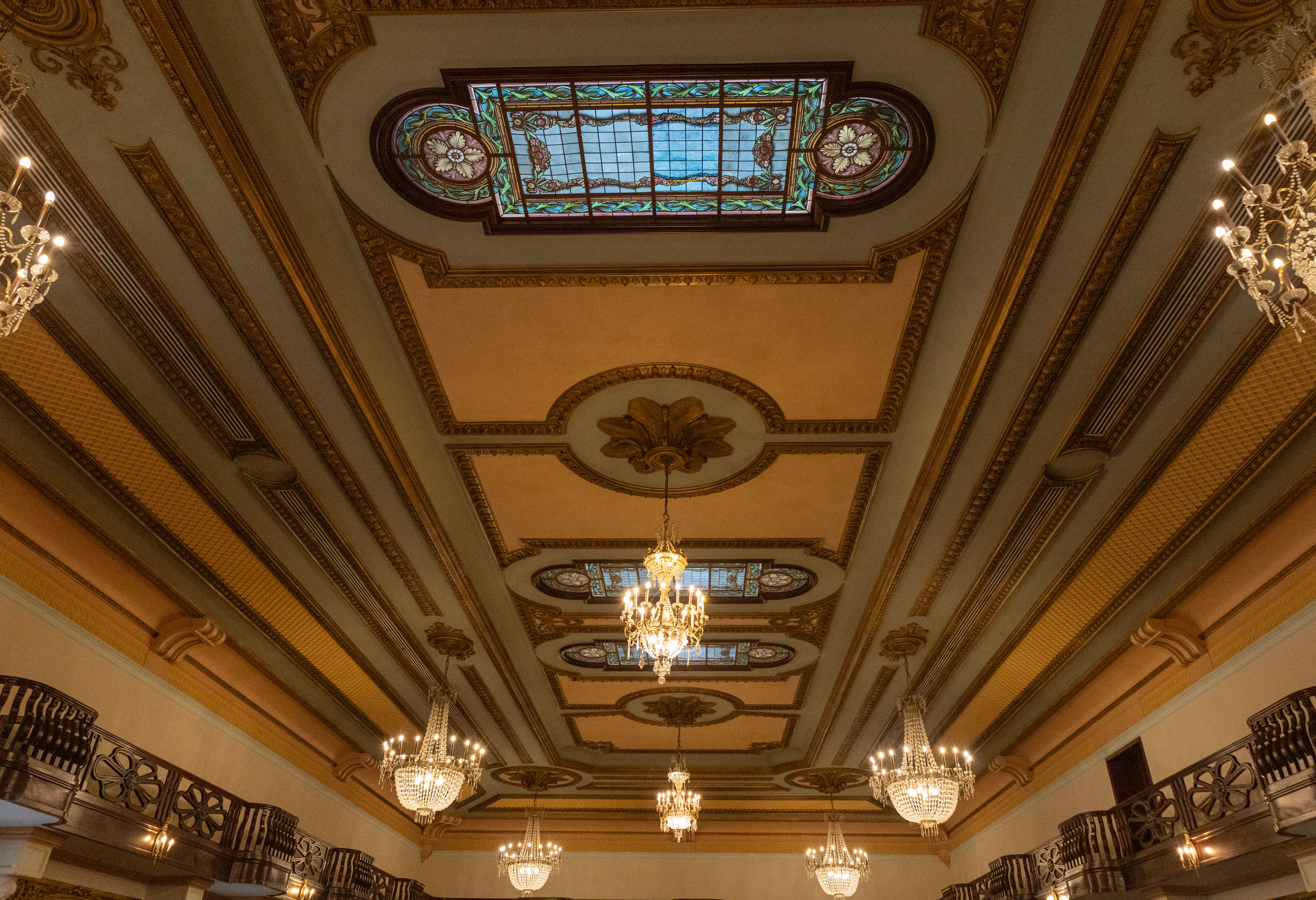 Salón de las Cariátides del Palacio Nacional.<br>