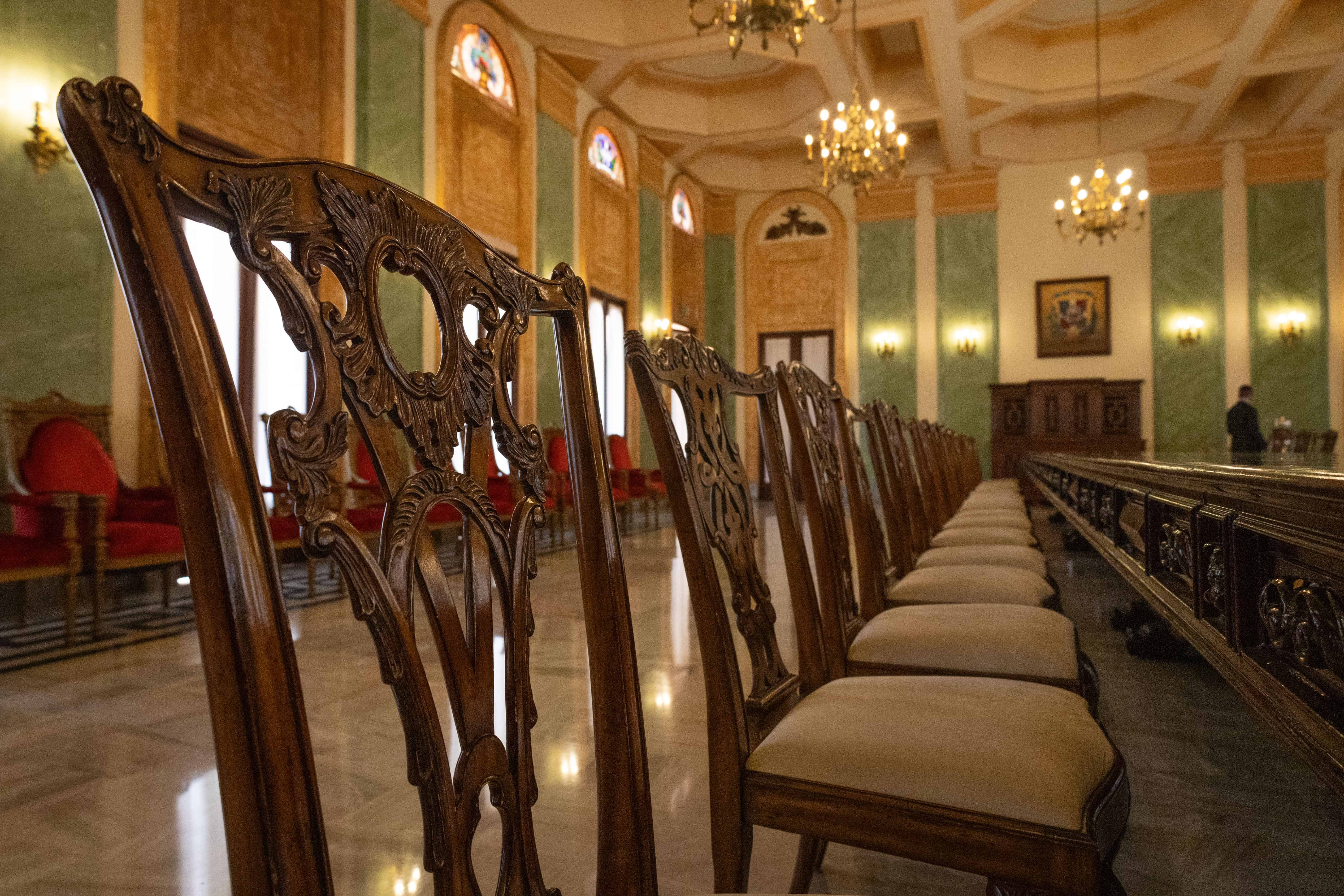Salón de Banquetes del Palacio Nacional.