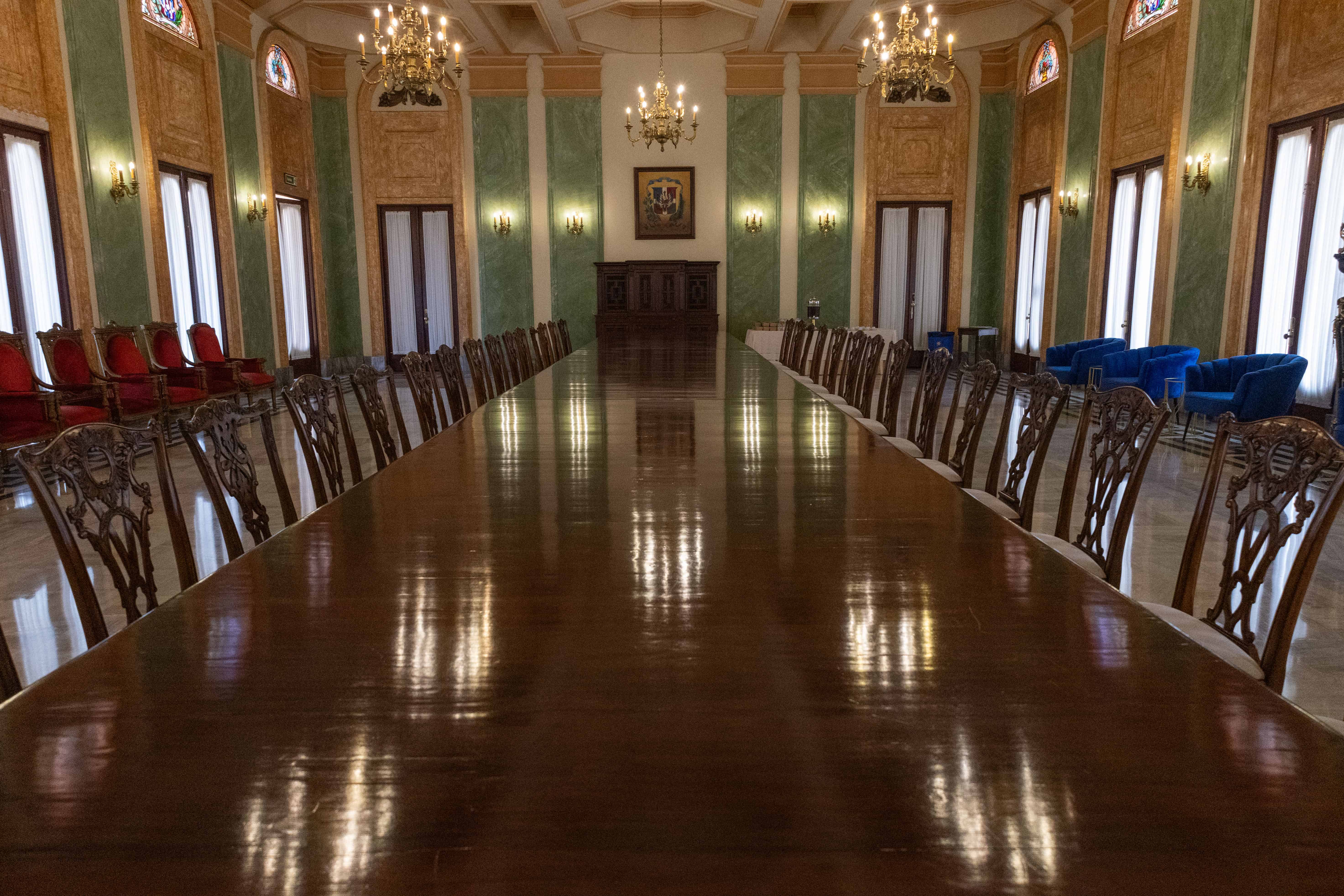 Salón de Banquetes del Palacio Nacional.