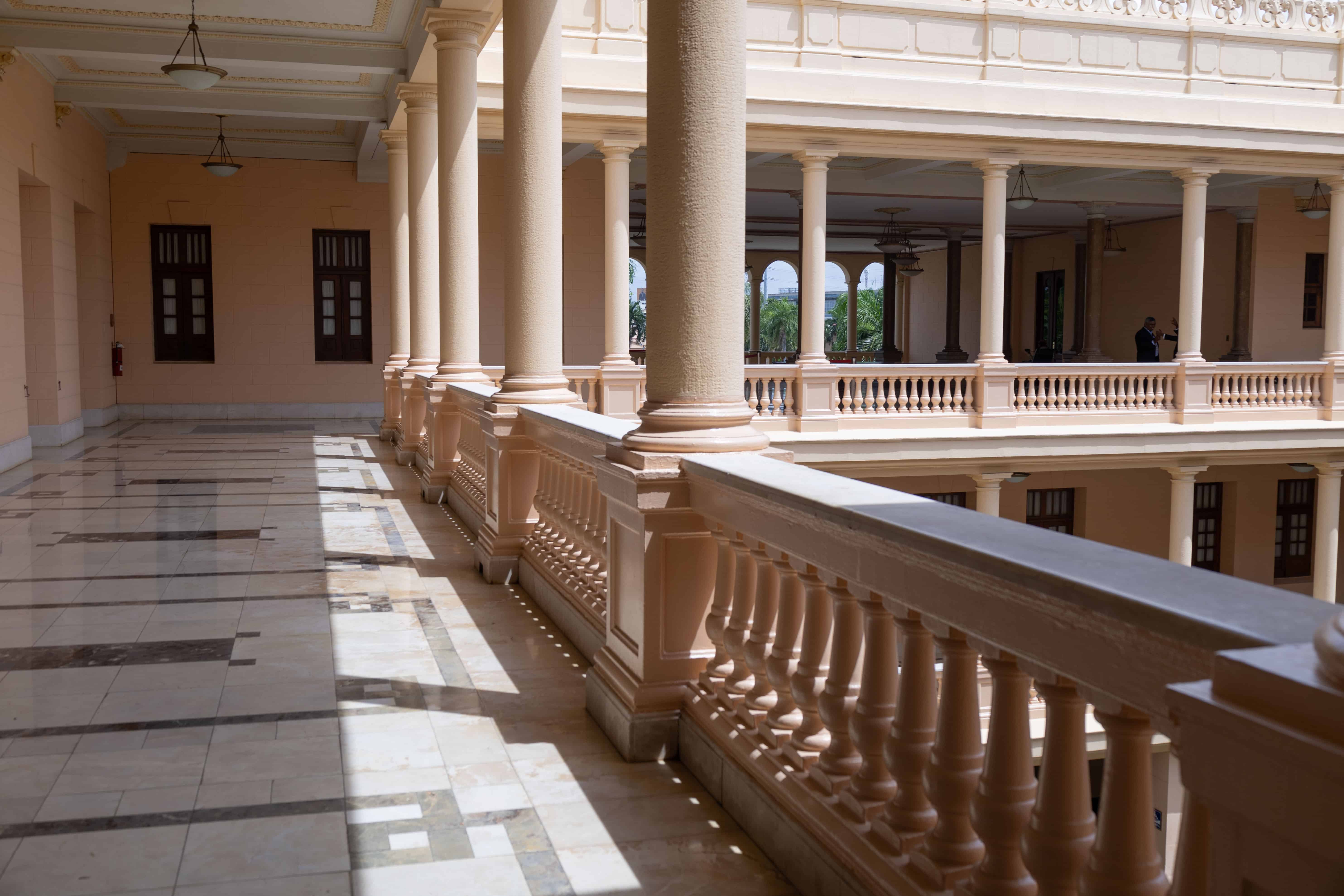 Pasillos del Palacio Nacional.