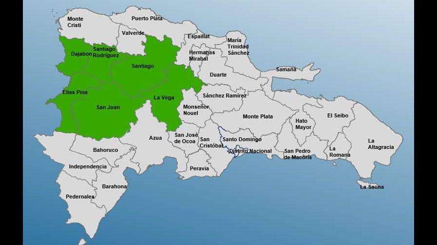 COE emite alerta verde para seis provincias por efectos de vaguada COE emite alerta verde para seis provincias por efectos de vaguada