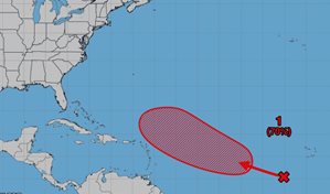 Onda tropical aumenta a un 70 % su probabilidad de convertirse en ciclón tropical