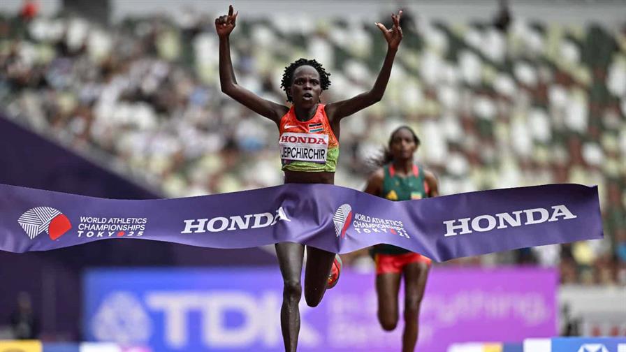 La keniana Jepchirchir es oro mundial de maratón, la uruguaya Paternain bronce