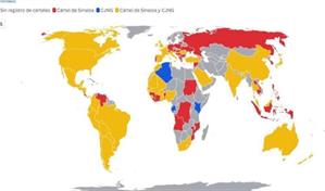 Los carteles mexicanos están presentes en los cinco continentes, según investigación