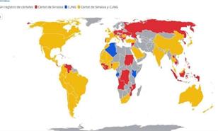 Los carteles mexicanos están presentes en los cinco continentes, según investigación