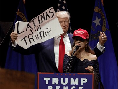 Aprobación de Donald Trump cae entre votantes latinos