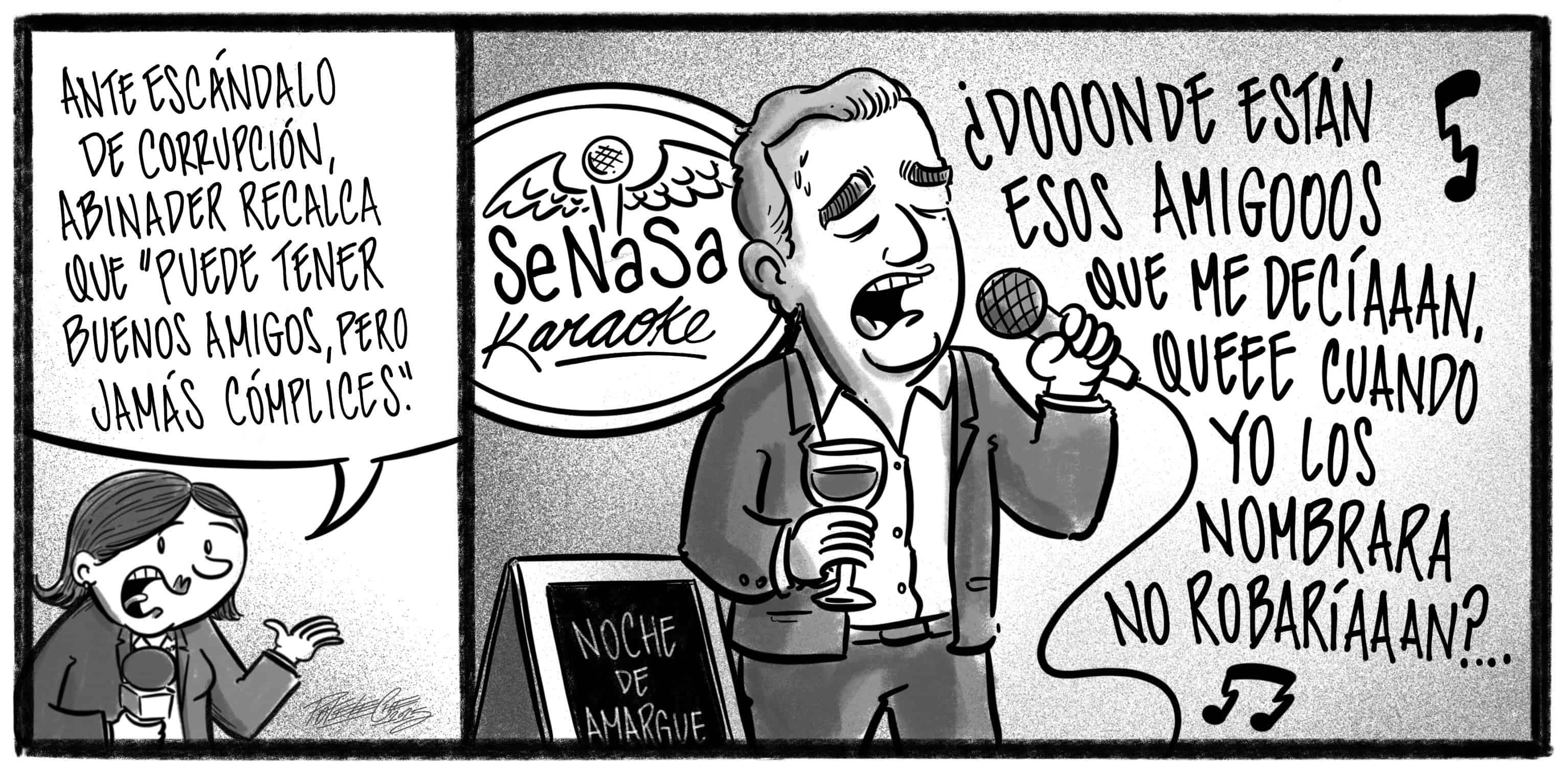 Caricatura de Noticiero Poteleche 16 septiembre 2025