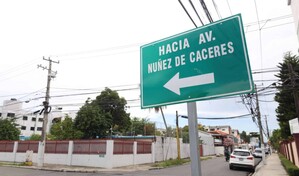 Cerrar&aacute;n tramo de la avenida N&uacute;&ntilde;ez de C&aacute;ceres este domingo