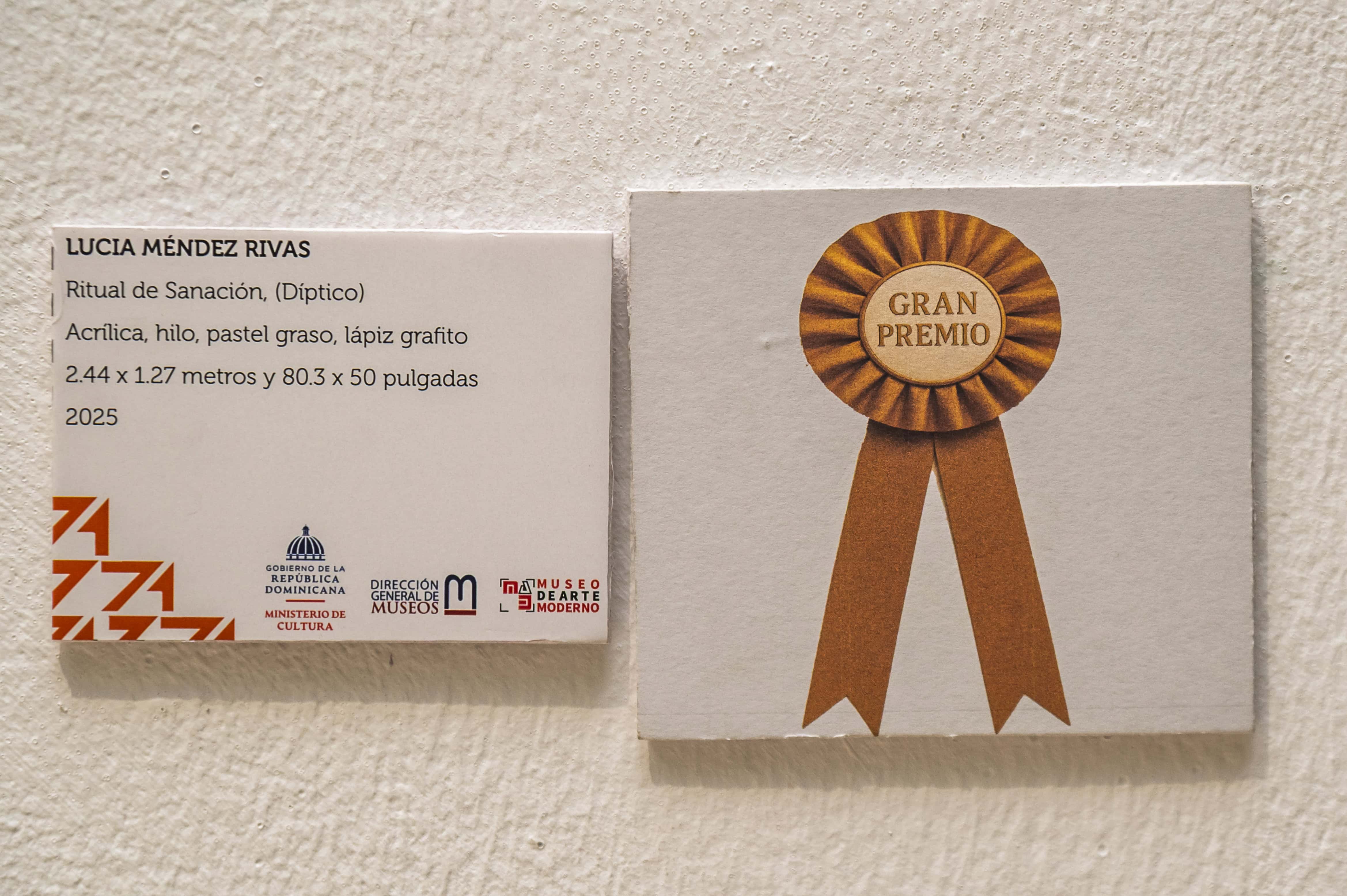 Gran premio de la Bienal para "Ritual de sanación" de Lucía Méndez Rivas.