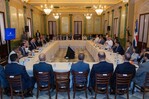 Abinader se reúne con empresarios y representantes de sectores productivos del país Abinader se reúne con empresarios y representantes de sectores productivos del país