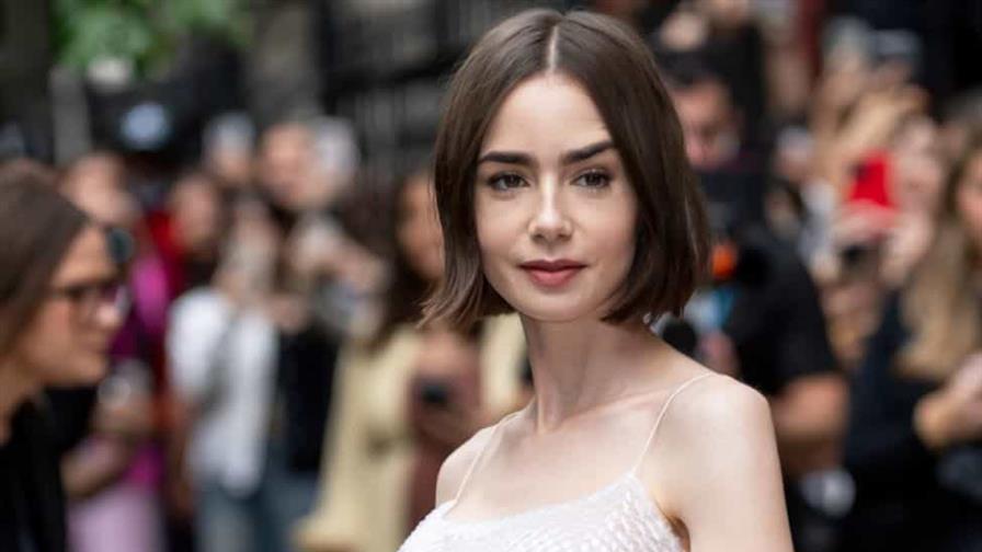 Lily Collins acapara miradas en el New York Fashion Week por su delgadez